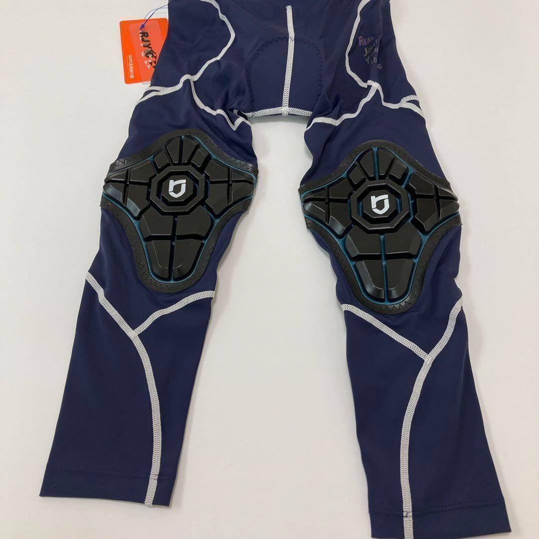サイクルパンツ キッズ 全4サイズ ネイビー×ホワイト ランバイク ストライダー