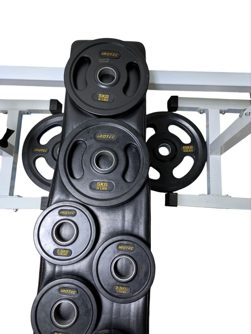 ラバープレート 100kg ベンチプレス セット ホームジム