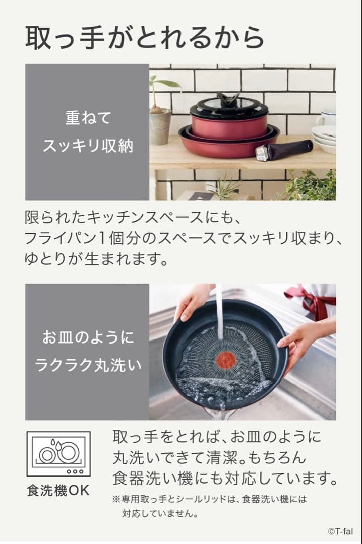 新品　ティファール　ルージュ　アンリミテッド　フライパン　22cm 26cmIH