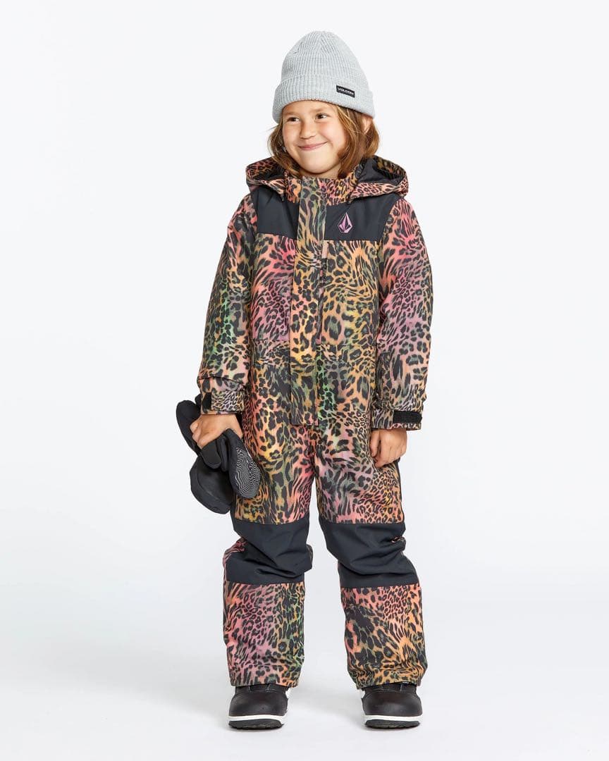 【新品タグ付き】VOLCOM キッズ ウェア 4T レオパード Burton