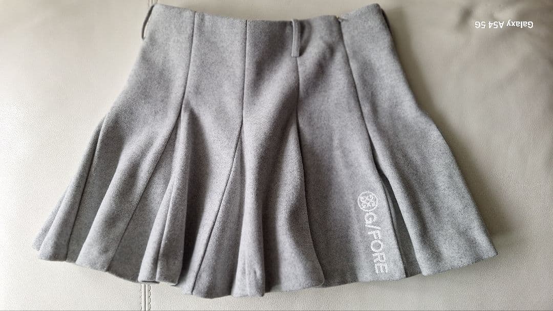 G/FORE グレー プリーツスカート　冬用