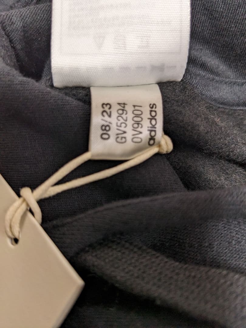 adidas ブラック スウェット上下セット　XLサイズ　裏起毛　黒　メンズ