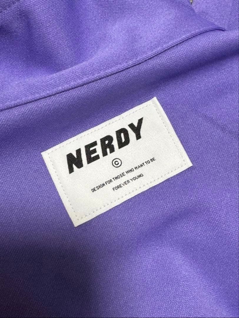 TWICE着用 NERDY ノルディ セットアップ ジャージ 韓国 パープル