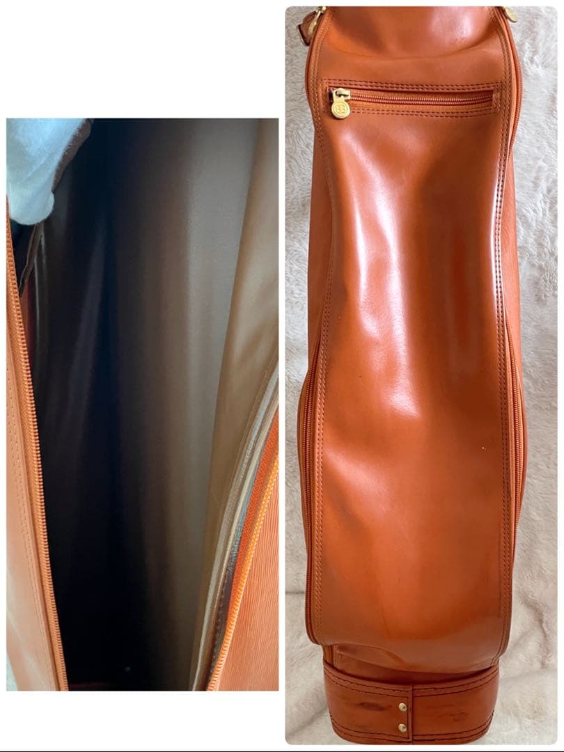 【希少】BALENCIAGA ゴルフバッグ キャディバッグ レザー BBロゴ