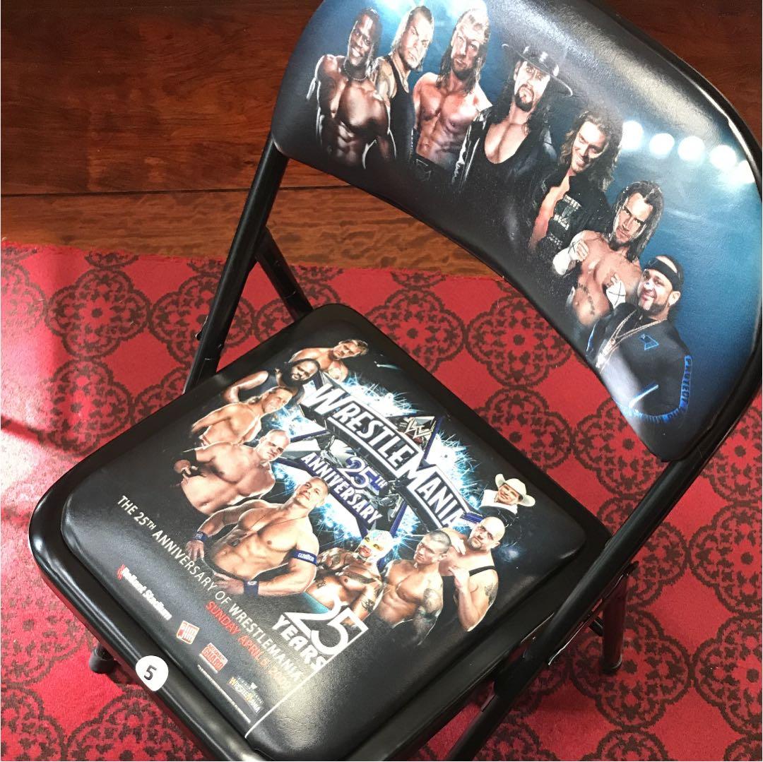 WWE WrestleMania 25 特別リングサイド パイプ椅子