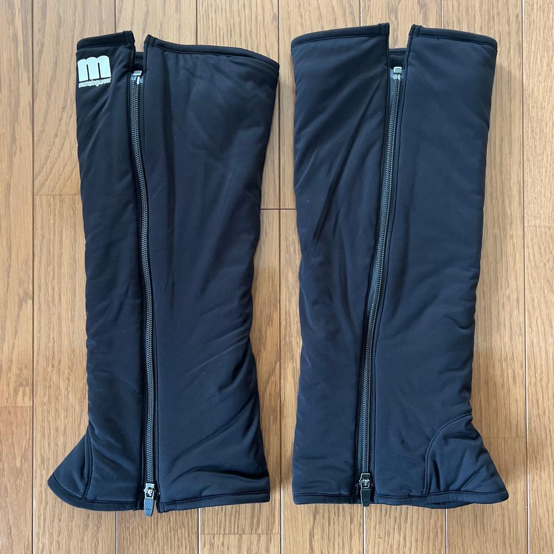 munsingwear マンシングウェア ゴルフ レッグウォーマー ブラック