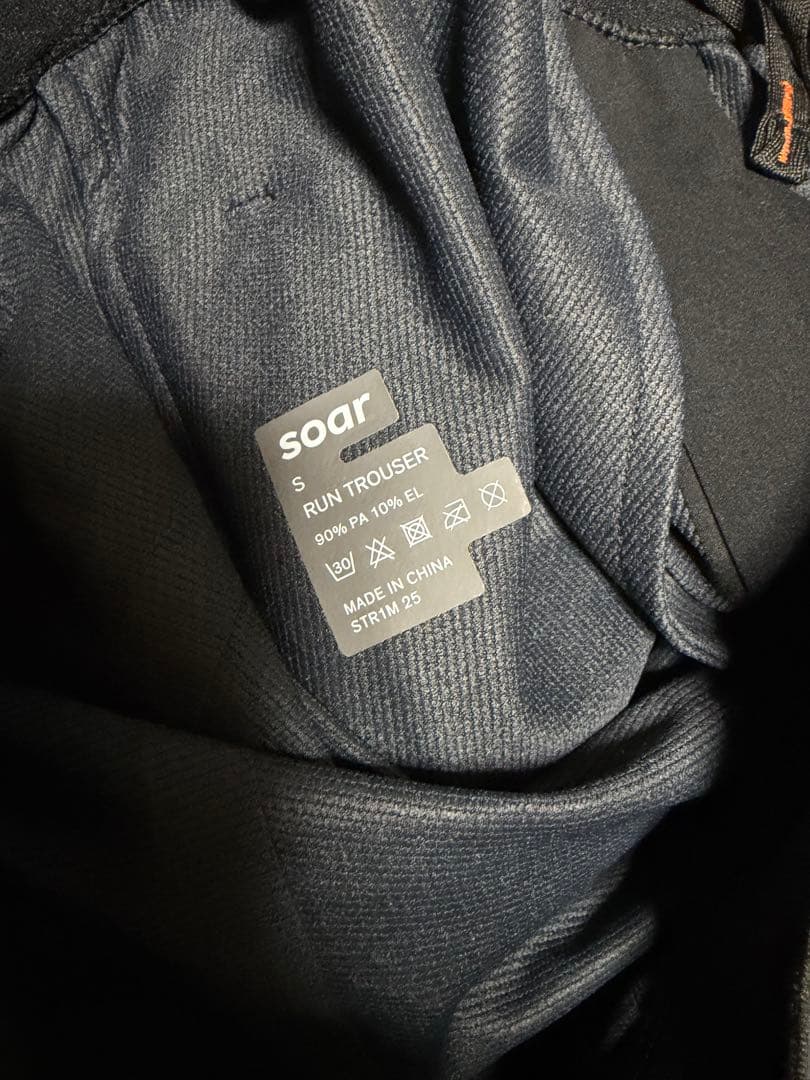 soar RUN TROUSER S サイズ