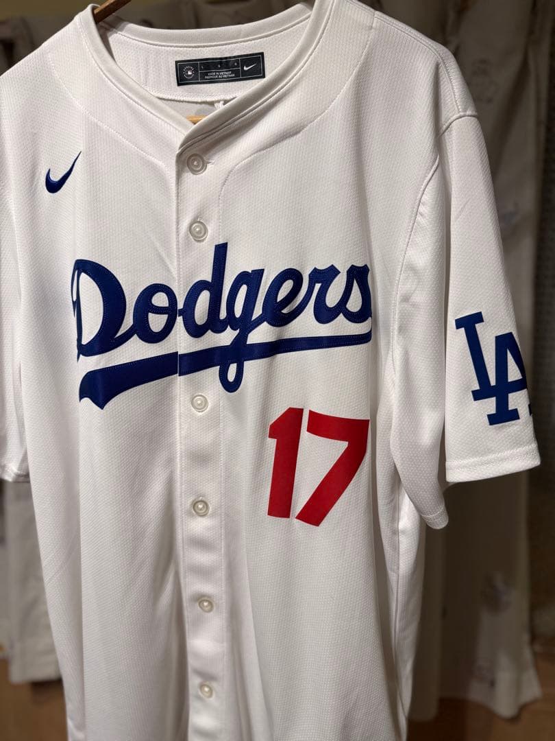 Nike ドジャース17番 大谷翔平ユニフォーム タグ付き Lサイズ 未使用