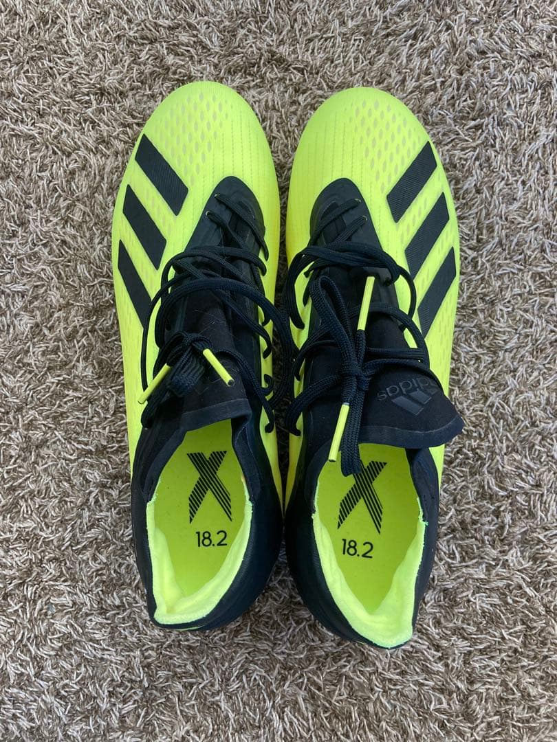 adidas X 28.5cm イエロー/ブラック サッカーシューズ