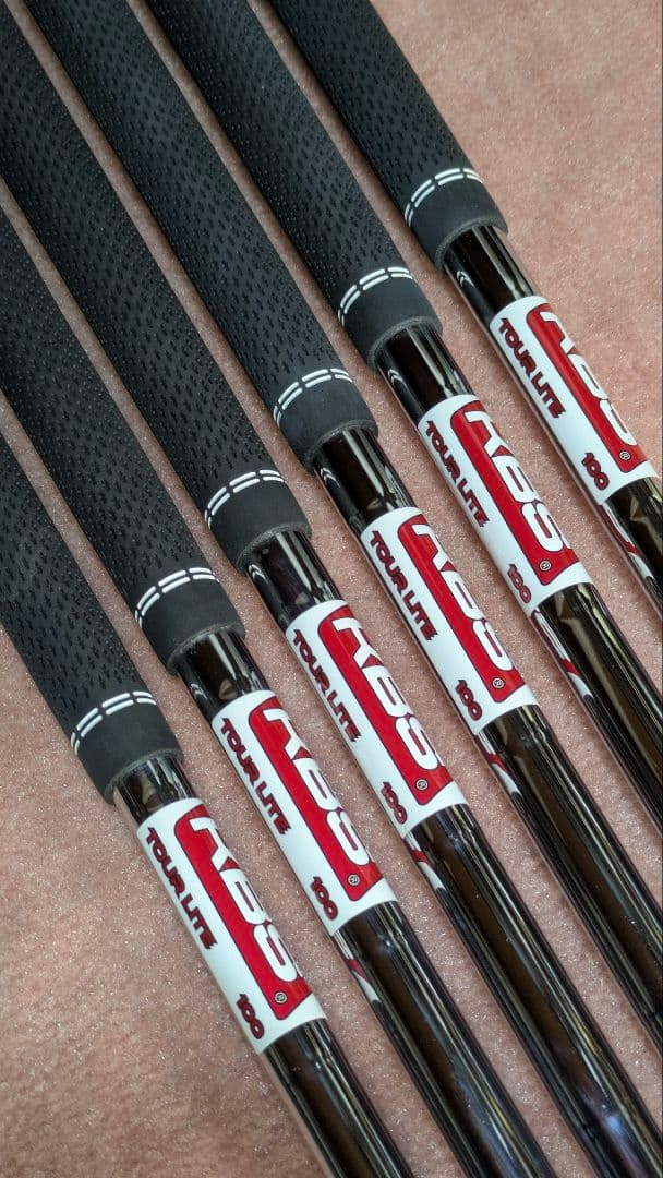 KBS TOUR LITE 100 6本セット 360グリップ付き