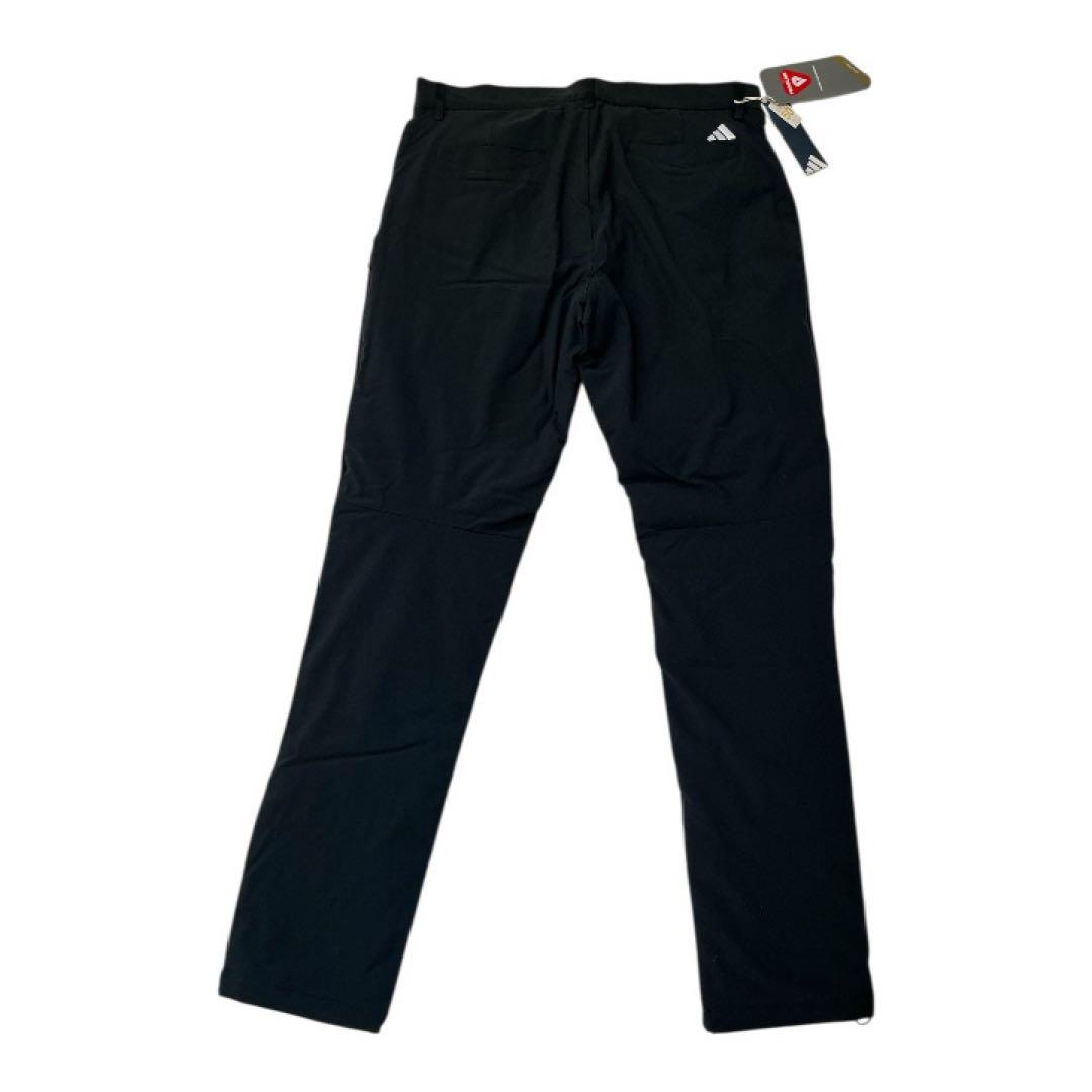 【新品未使用】adidas 中綿保温ブラック ストレッチパンツ 92サイズ