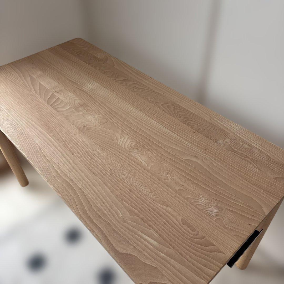 無印良品　ブナ材デスク 学習机 幅１２０ｃｍ