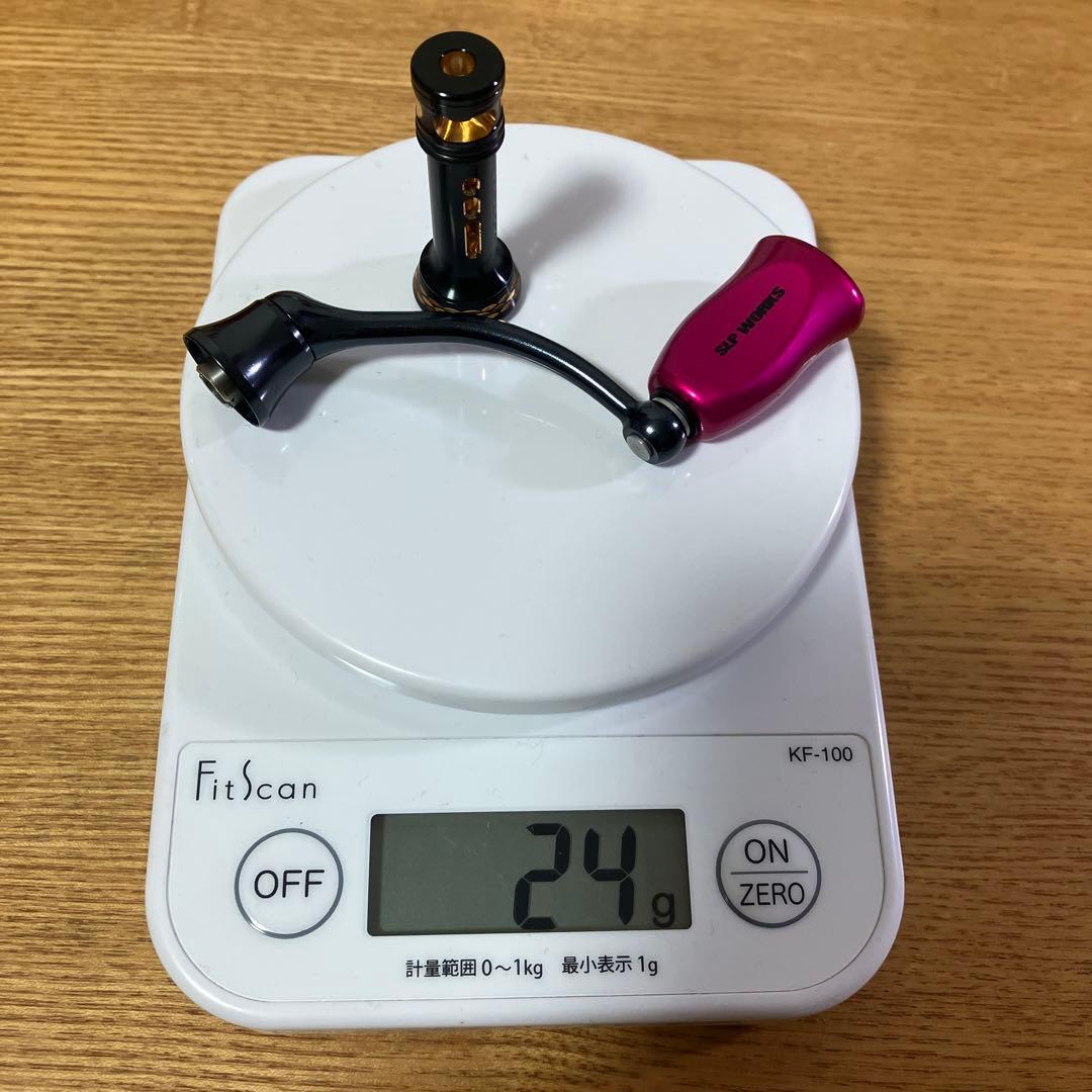美品　軽量　ダイワ用　50mm マシンカットハンドル　SLP ノブ