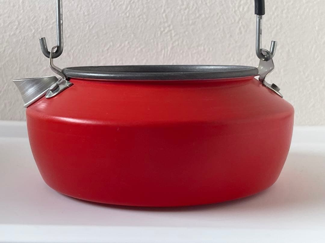 美品 trangia トランギア ケトル 0.6L 廃盤 貴重 レア 赤