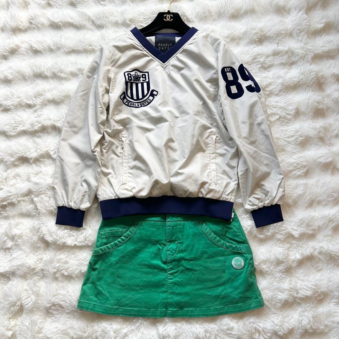 【美品】PEARLY GATES セットアップ ゴルフウェア ブルゾン スカート