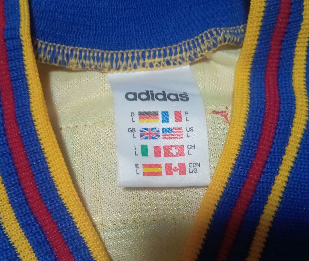adidas スウェーデン代表 96（H）ゲームシャツ