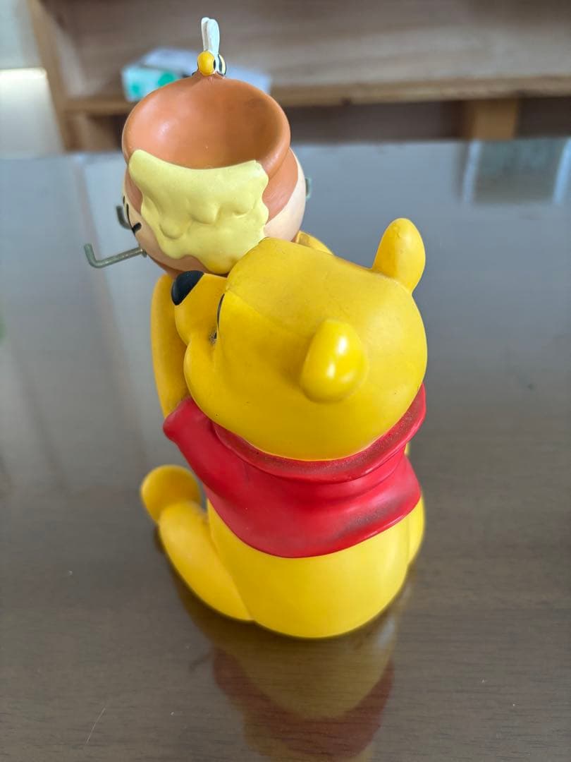 プーさん ハチミツ壺 フィギュア 鍵かけスタンド
