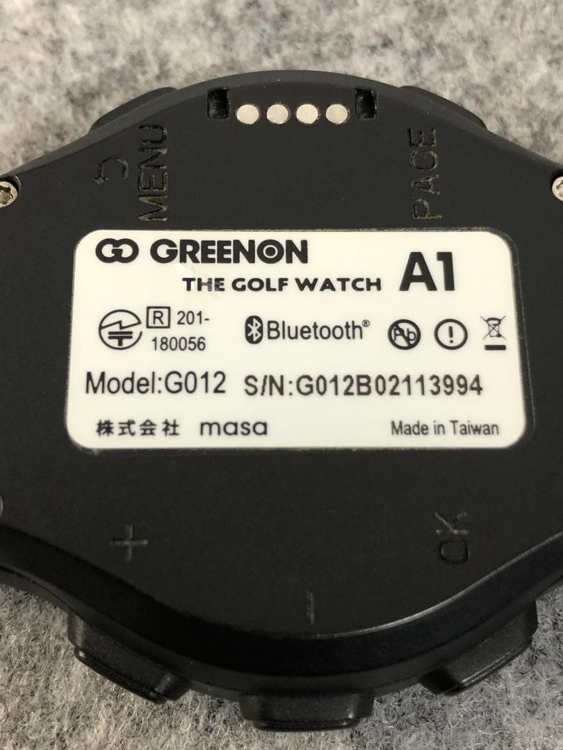 て*カ様 410-14 グリーンオン ゴルフウォッチ G012 A1