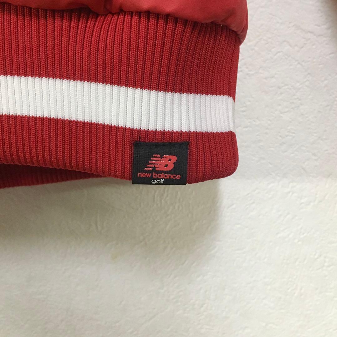美品　ニューバランスゴルフ　ダウン　０　赤　NEW BALANCE GOLF