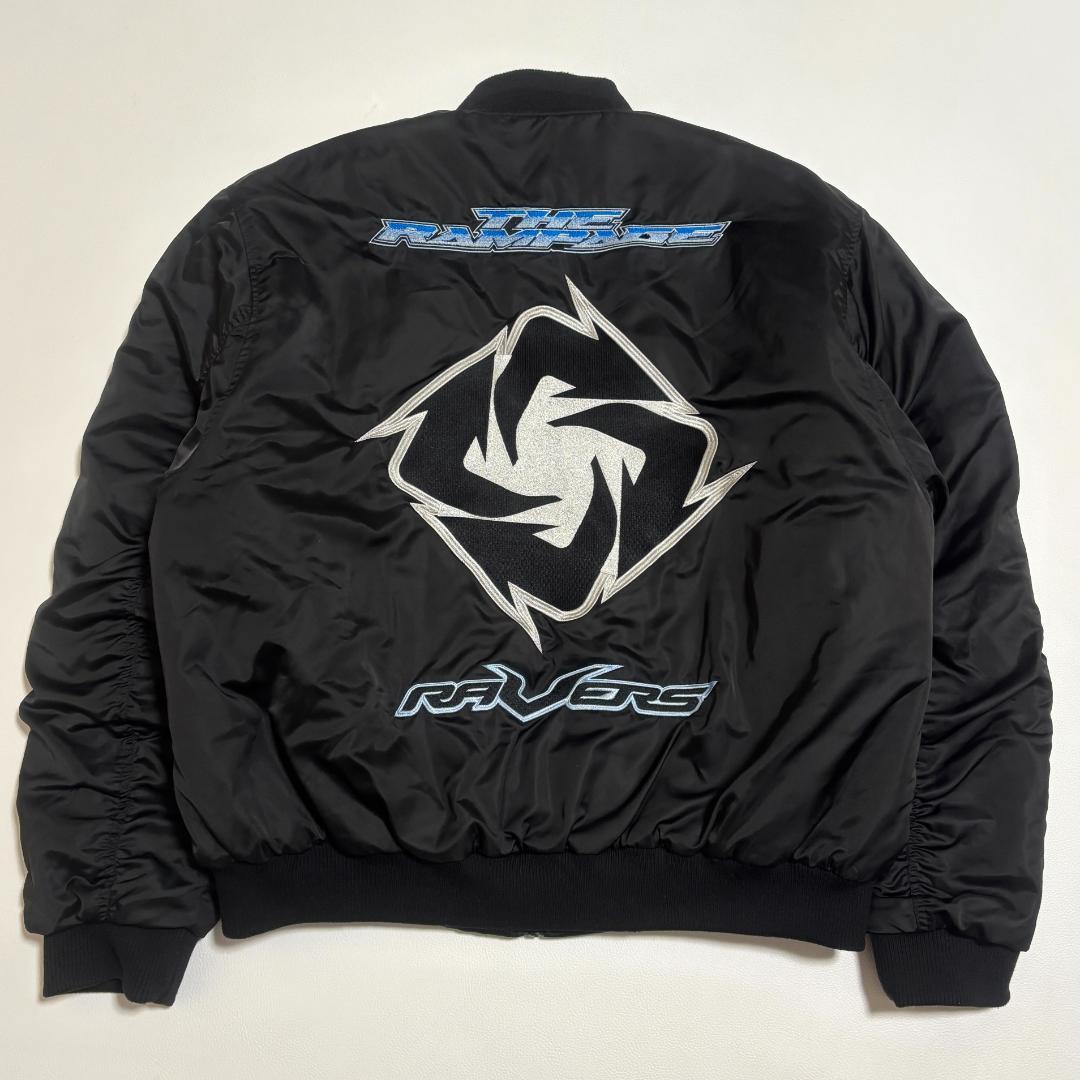 希少 THE RAMPAGE ワッペンジャケット 16 受注生産 L 黒 LDH