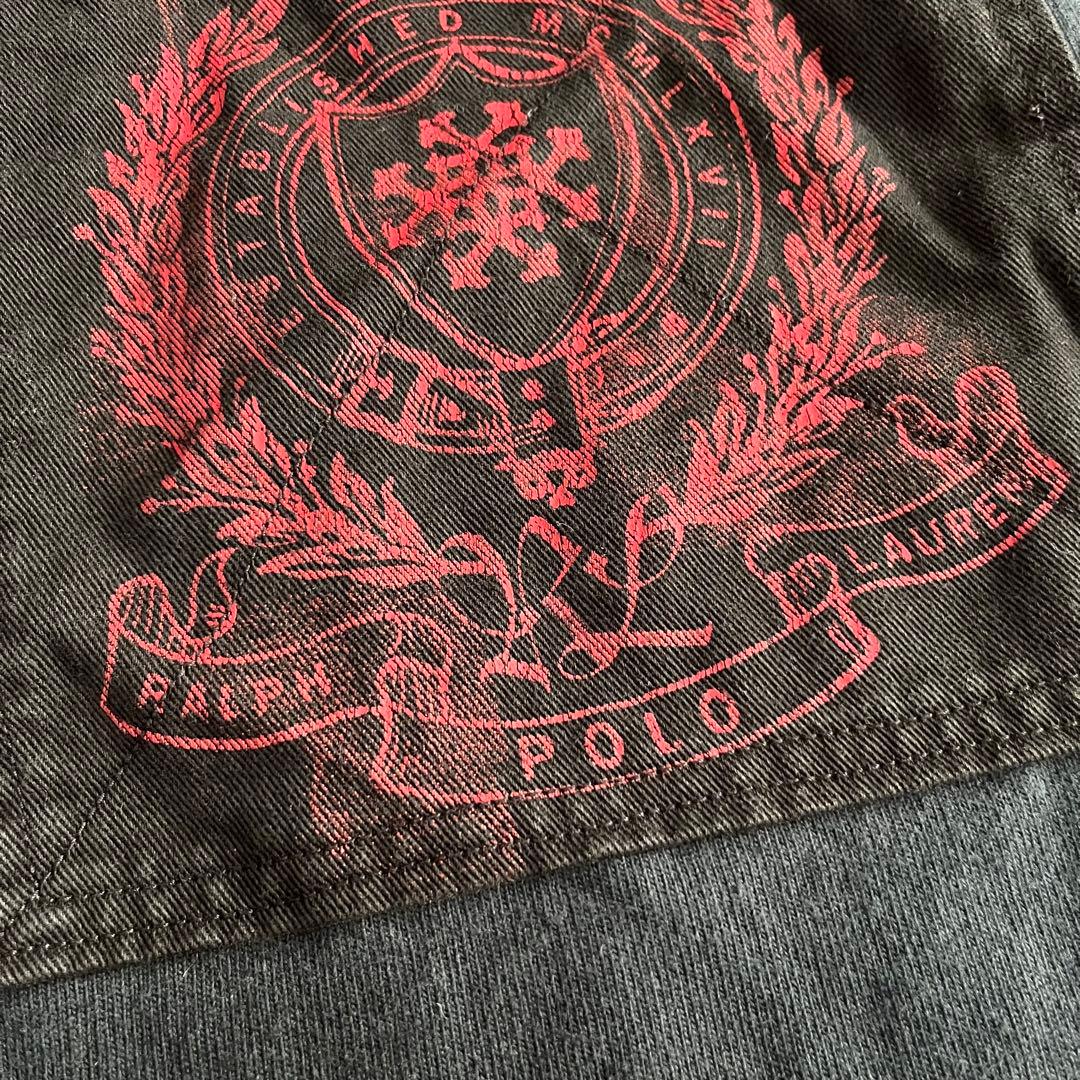 Polo by Ralph Lauren ラガーシャツ XXL ワッペン 黒