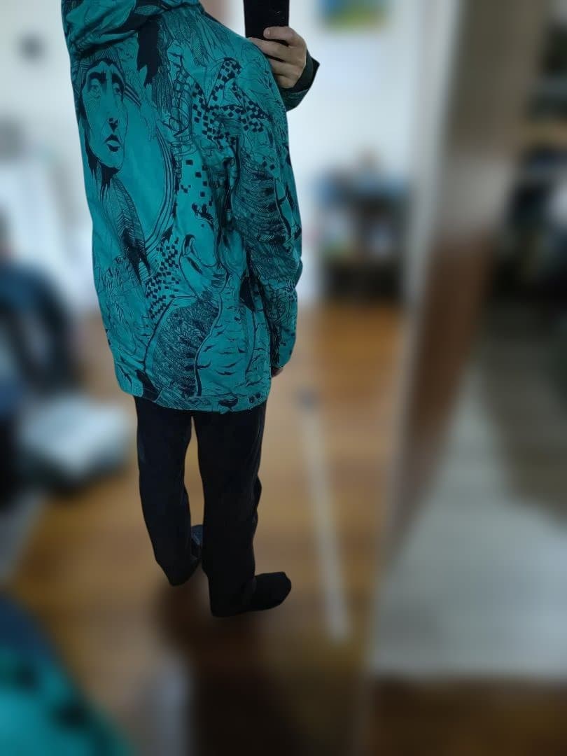 QUIKSILVER スノーボードジャケット 水色 L