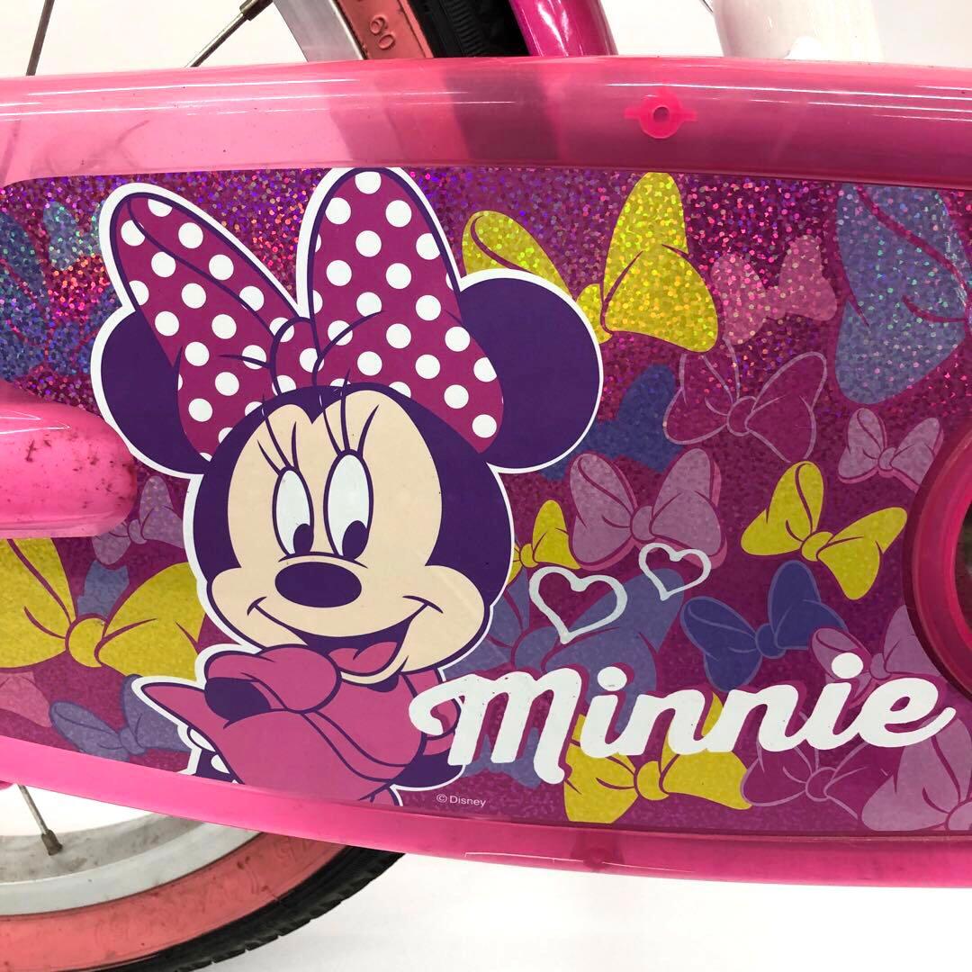 アイデス　幼児用自転車　ミニーマウスポッピンリボン18インチ　NFM002403
