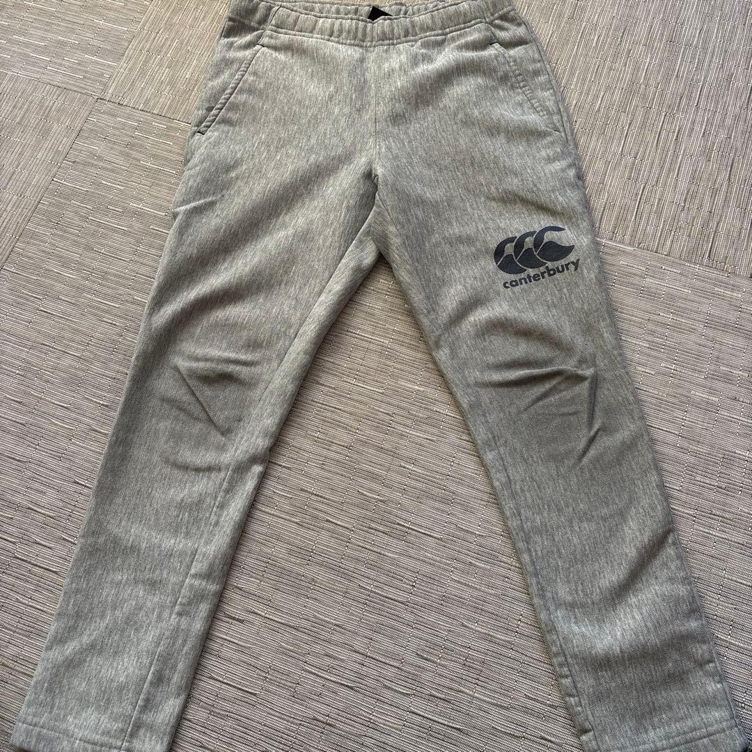 canterbury フード付きスウェット 上下セット グレーキッズ140