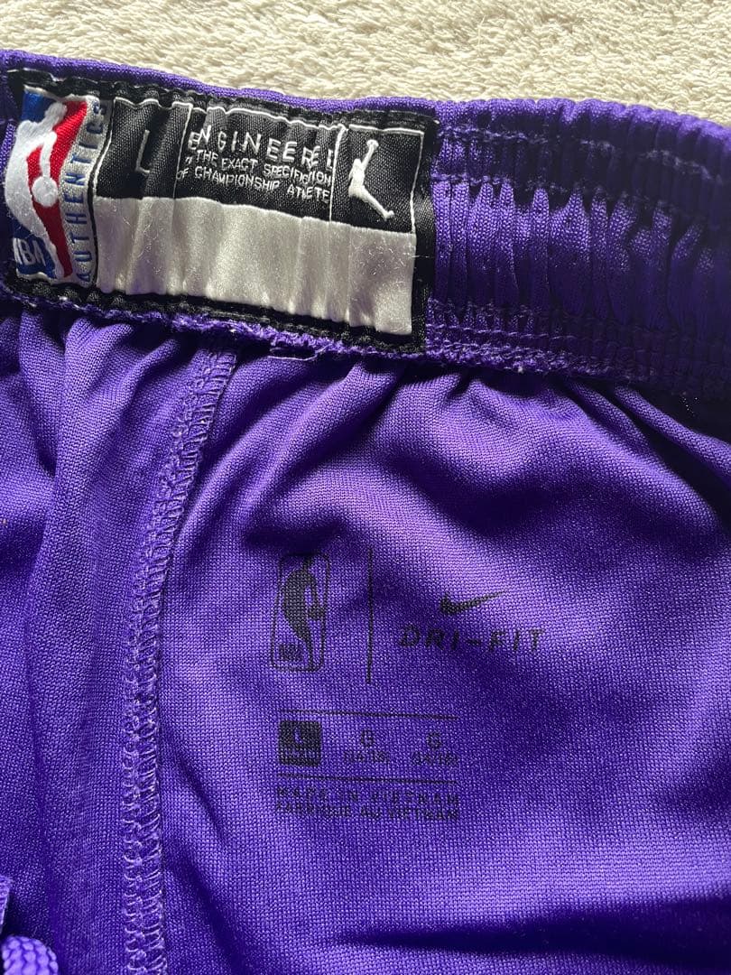 Lakers Jordan バスパン NBA公式 スウィングマンDRI-FIT