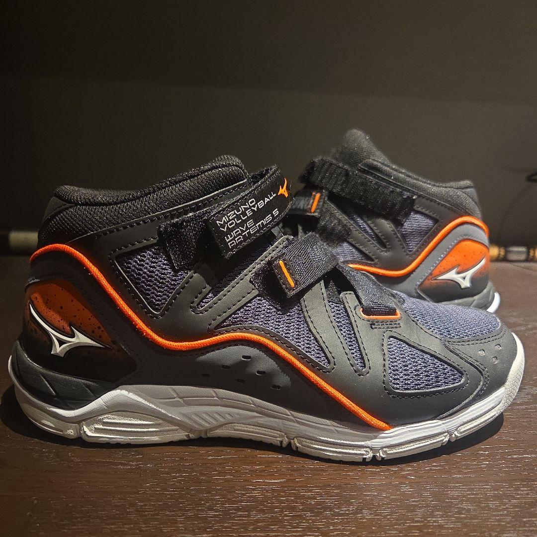 Mizuno バレーボール シューズウエーブアルテミス 5WIDE黒23.5cm