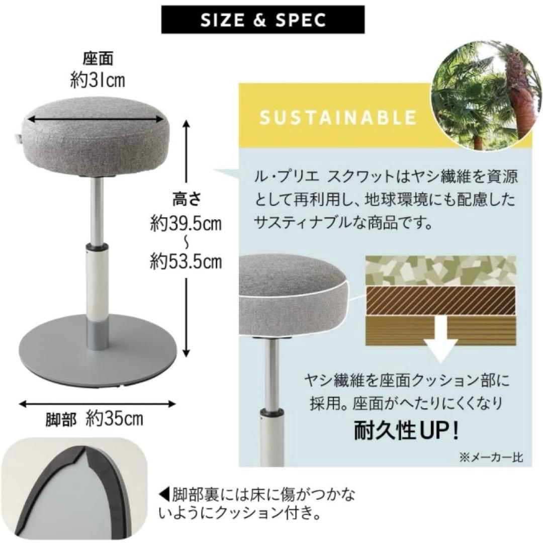 ▽ ミズノ ル・プリエ スクワットチェア 筋トレ エクササイズ