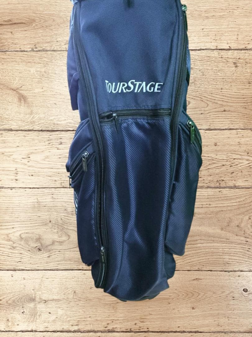 送料無料/美品　TourStage キャディバッグ ネイビー