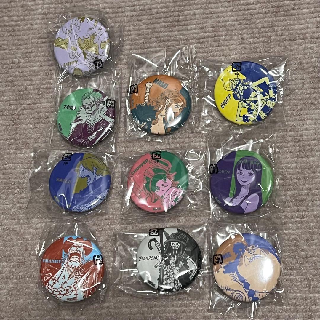 ジャンプショップ　神保町　JUMP ワンピース　缶バッジ　ガチャ フルコンプ