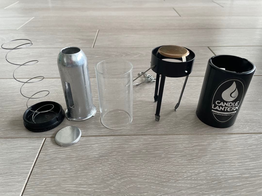 UCO CANDLE LANTERN 旧ロゴ　黒　キャンドルランタン　ユーコ