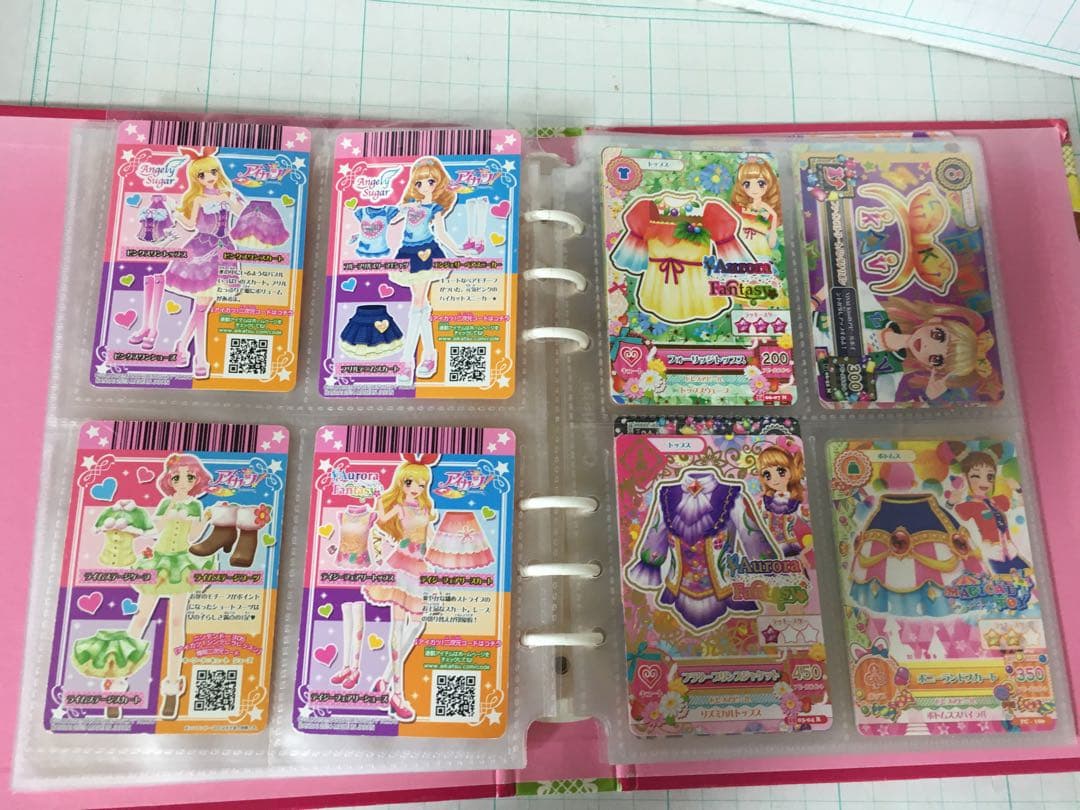 ジャンク　アイカツカードバインダーセット　カード