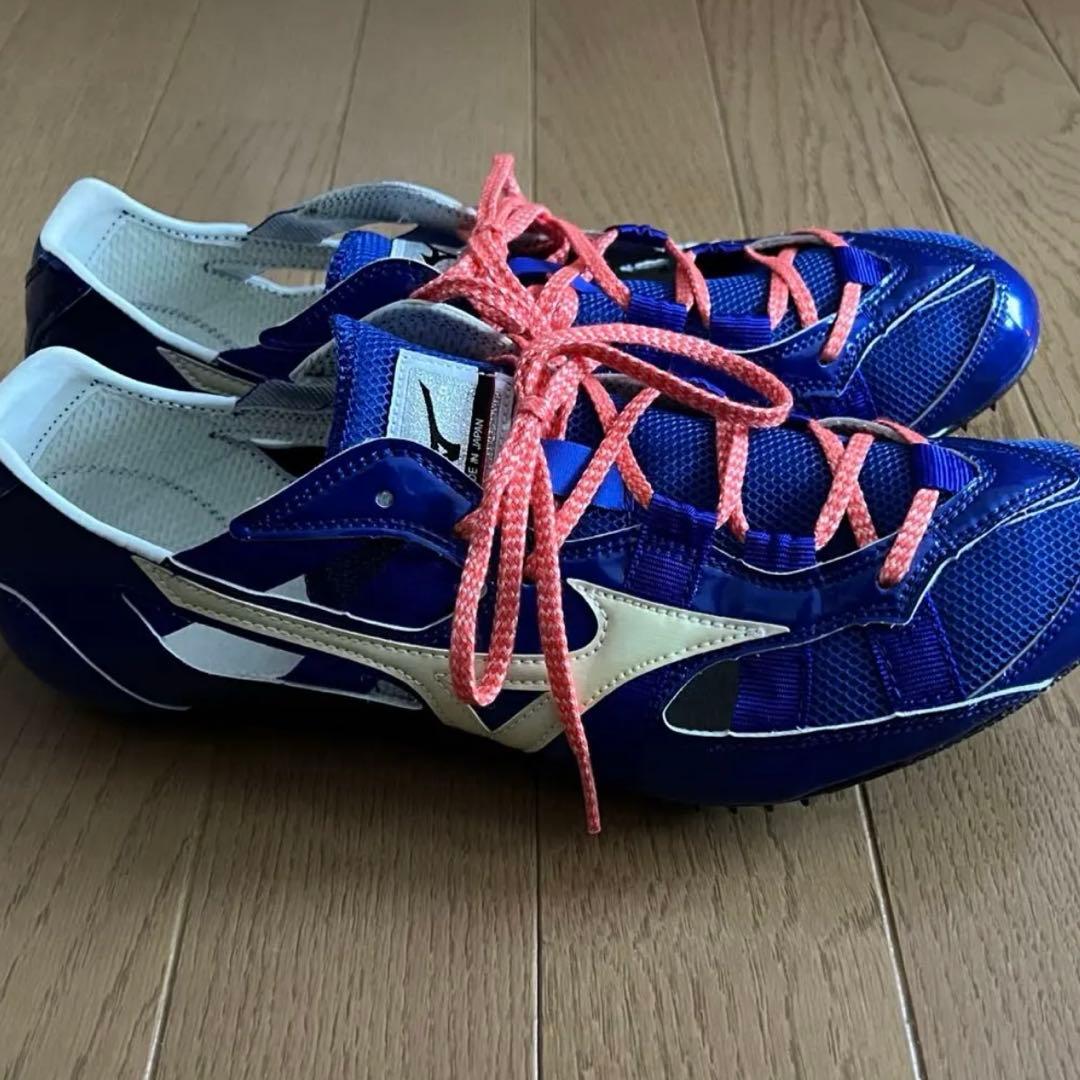 ミズノ MIZUNO 陸上 スパイク CHRONO ONYX2 ブルー 27cm