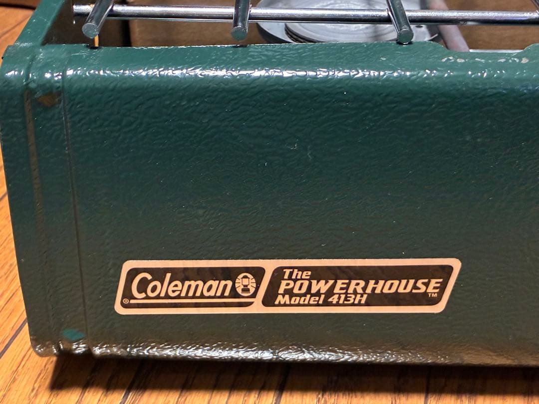 Coleman ツーバーナー　パワーハウス413H　イージーポンピング付き