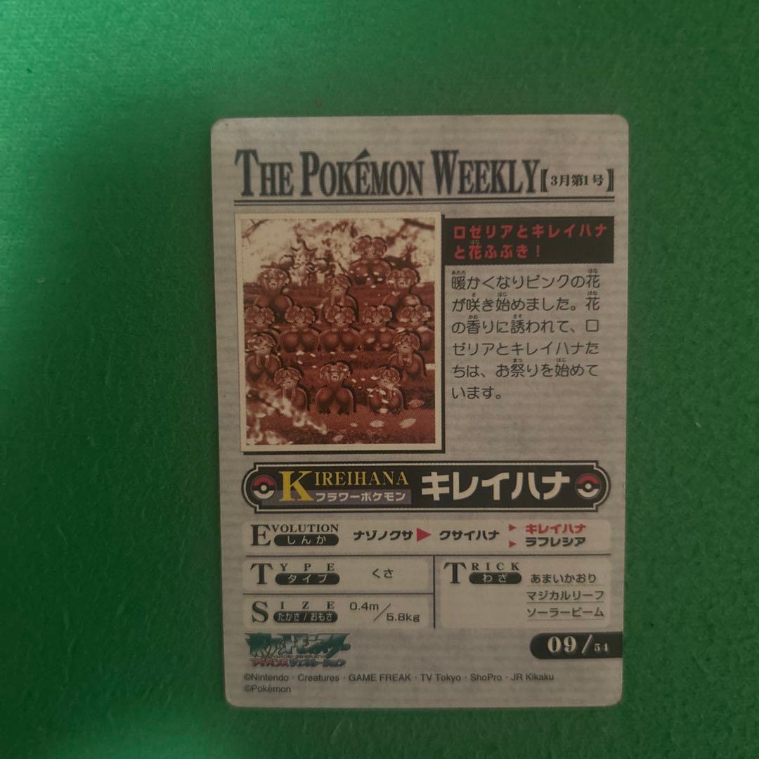 the pokemon weekly キレイハナ