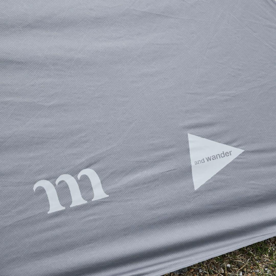 アンドワンダー ムラコ　テント　HERON 2POLE TENT グレー