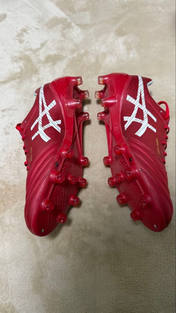 む*☆様 ASICS レッド スパイクシューズ DSLIGHT X-FLY 5