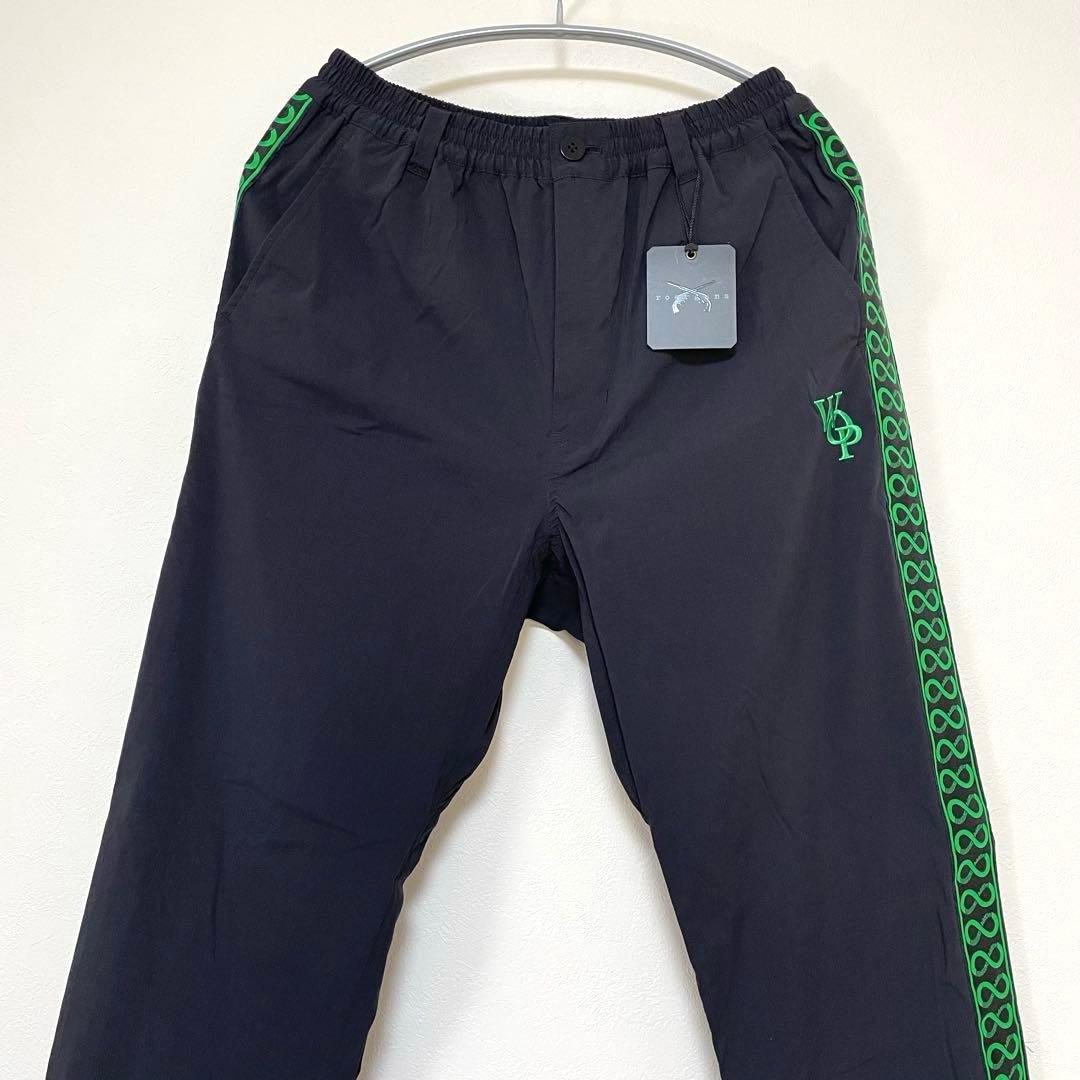 【新品 タグ付き】 roarguns / AddElmサイドラインパンツ 2 黒