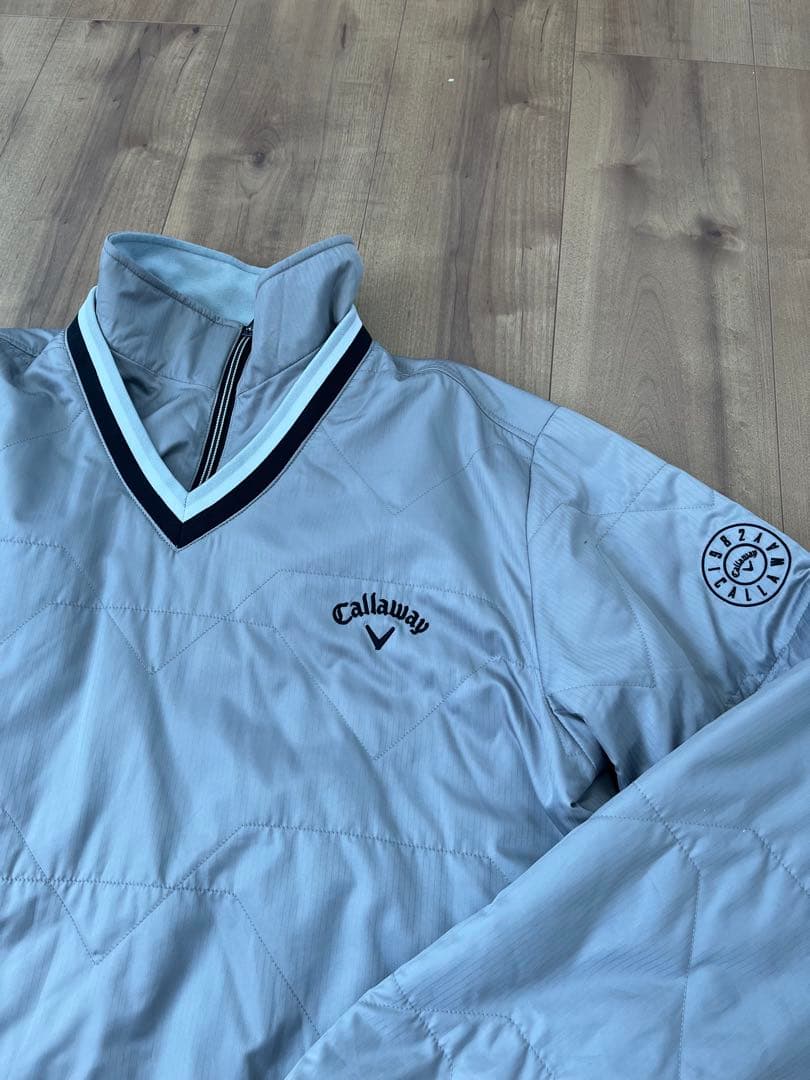 Callaway グレー Vネックジャケット