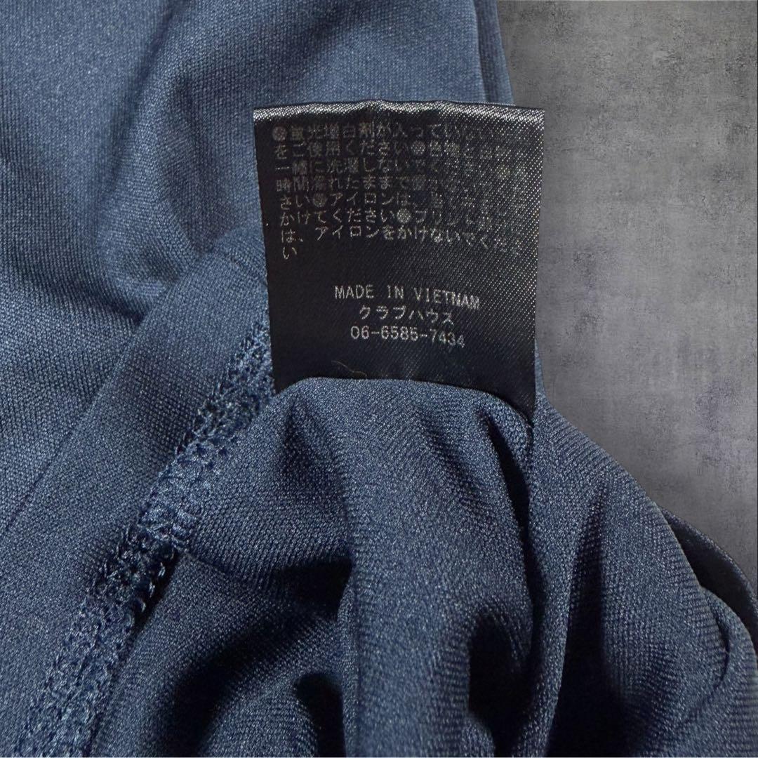 美品 CLUBHAUS クラブハウス ポロシャツ ストレッチ 速乾 ネイビー L