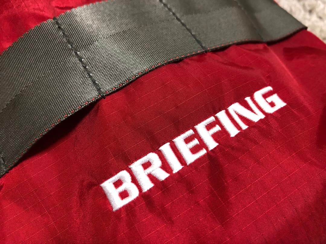 BRIEFING⚫︎ブリーフィングゴルフ⚫︎ラウンドカートクーラーバッグ赤灰