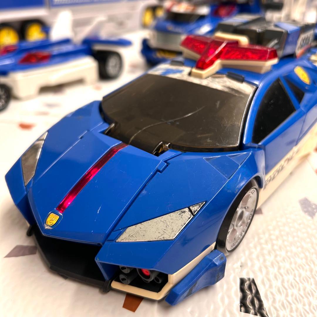 【新品電池交換済み】トミカ マグナムパトレーラー ハイパーブルーポリス おもちゃ