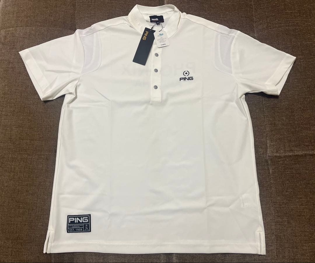 PING ハイネックシャツ ホワイト PHOENIX ARIZONA