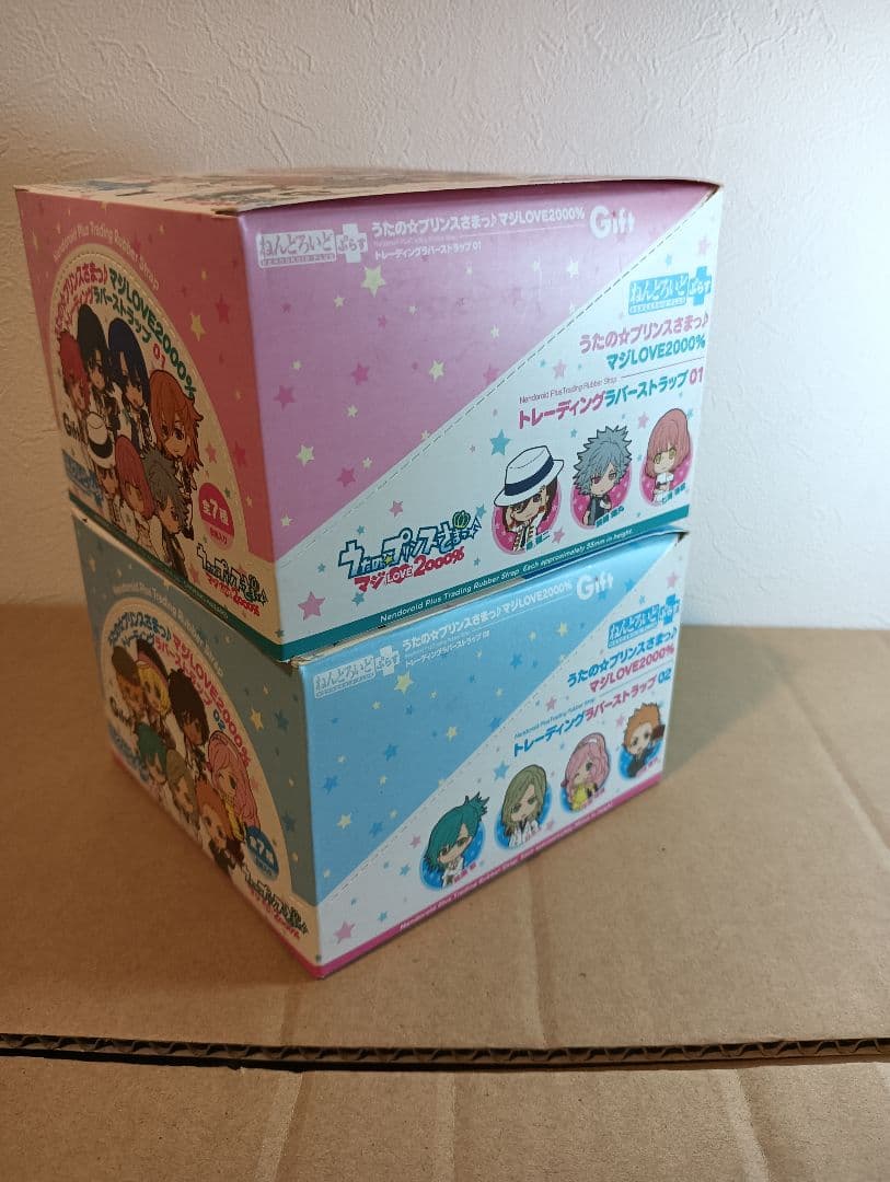 【新品未開封】うたプリ ラバスト 01＆02 2BOXセット 全15種フルコン