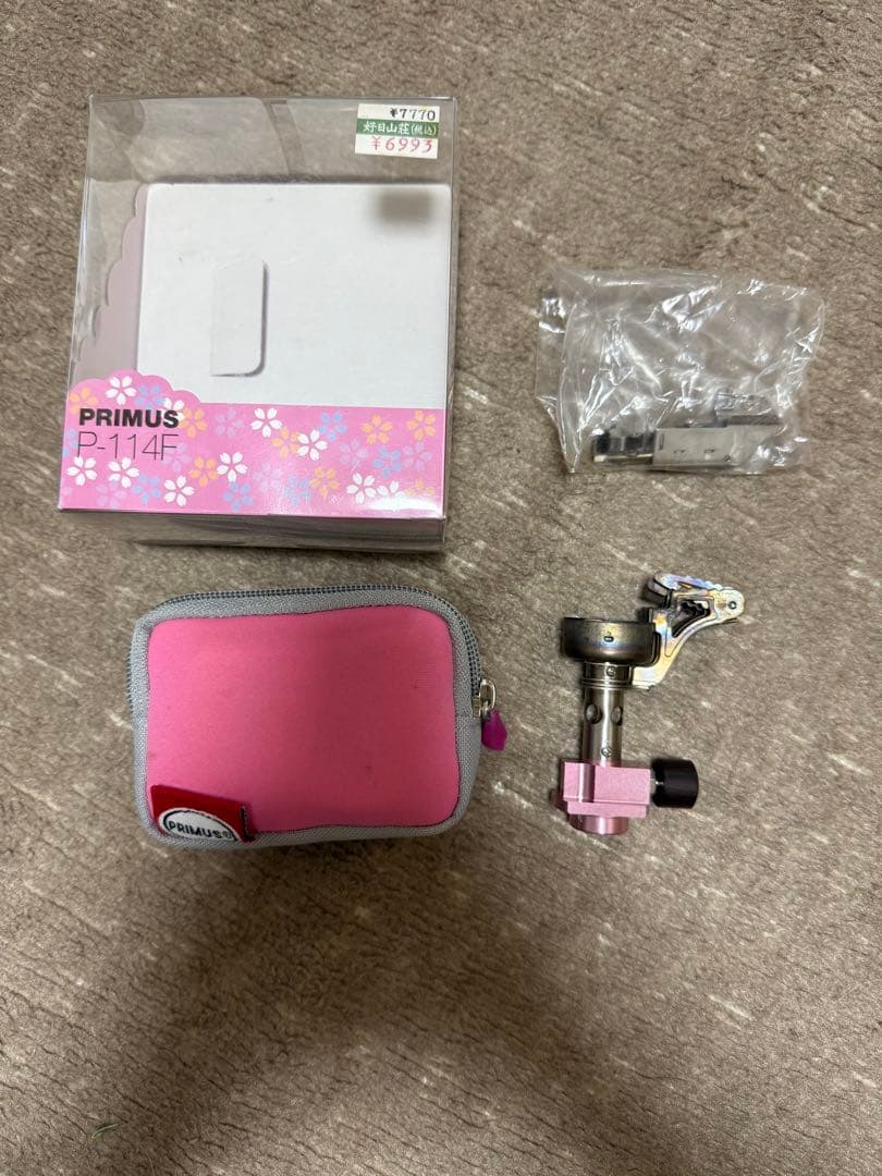 限定品 プリムス P-114F ナノストーブ SAKURA サクラカラー