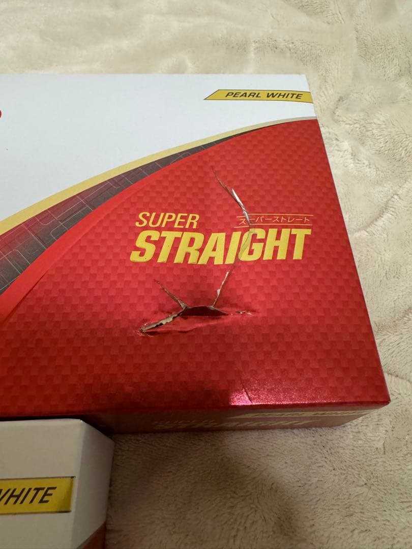 ブリヂストン SUPER STRAIGHT ホワイト 3ダース