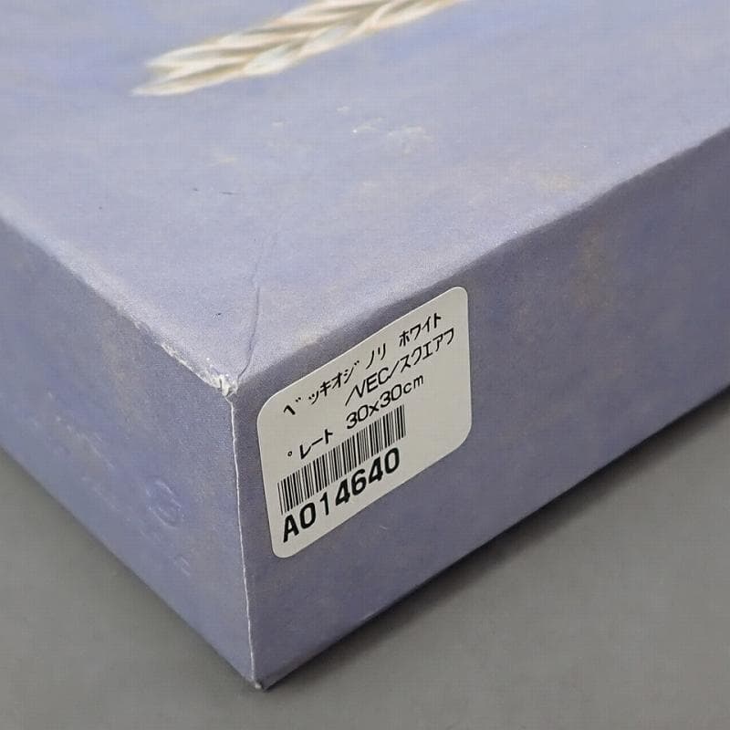 RU-5958リチャードジノリ　ベッキオホワイトスクエアプレート30㎝×30㎝